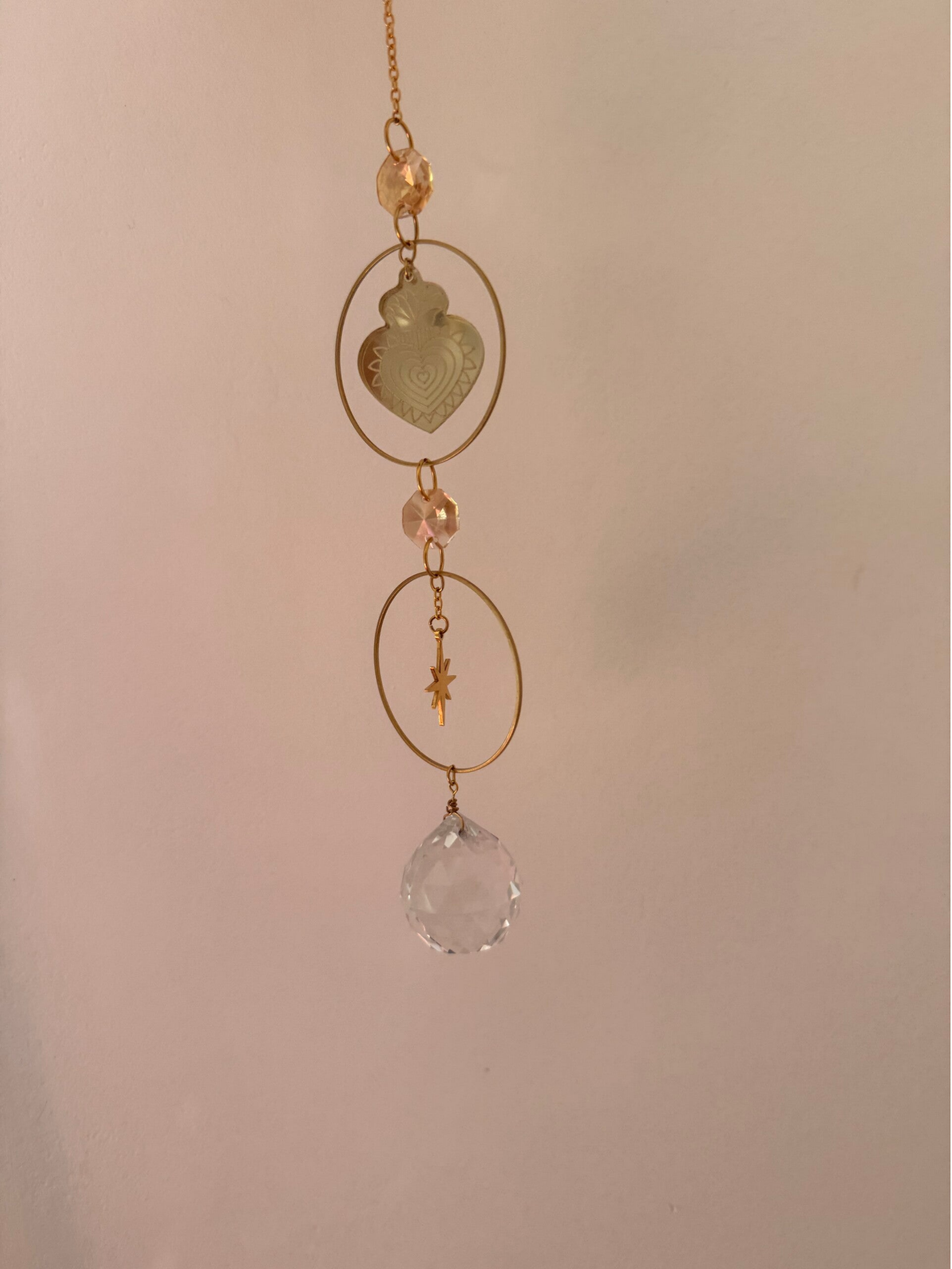 Attrape soleil " sacré-coeur" miroir