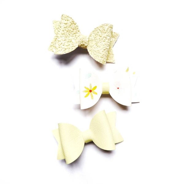 Lemon floral baby set