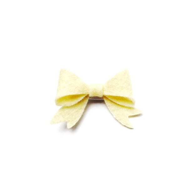 Little darling bow lemon