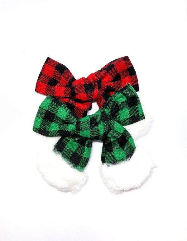 Check fur bow