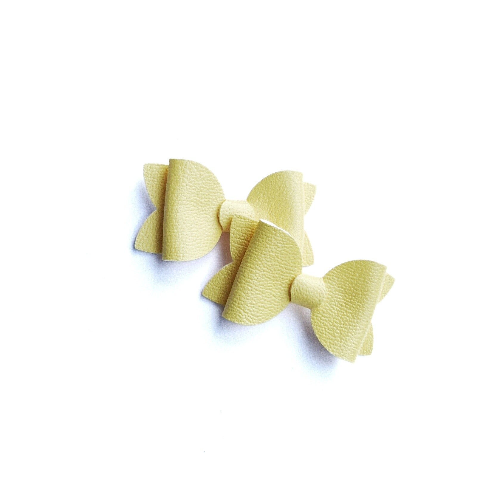 Yellow teeny set bows