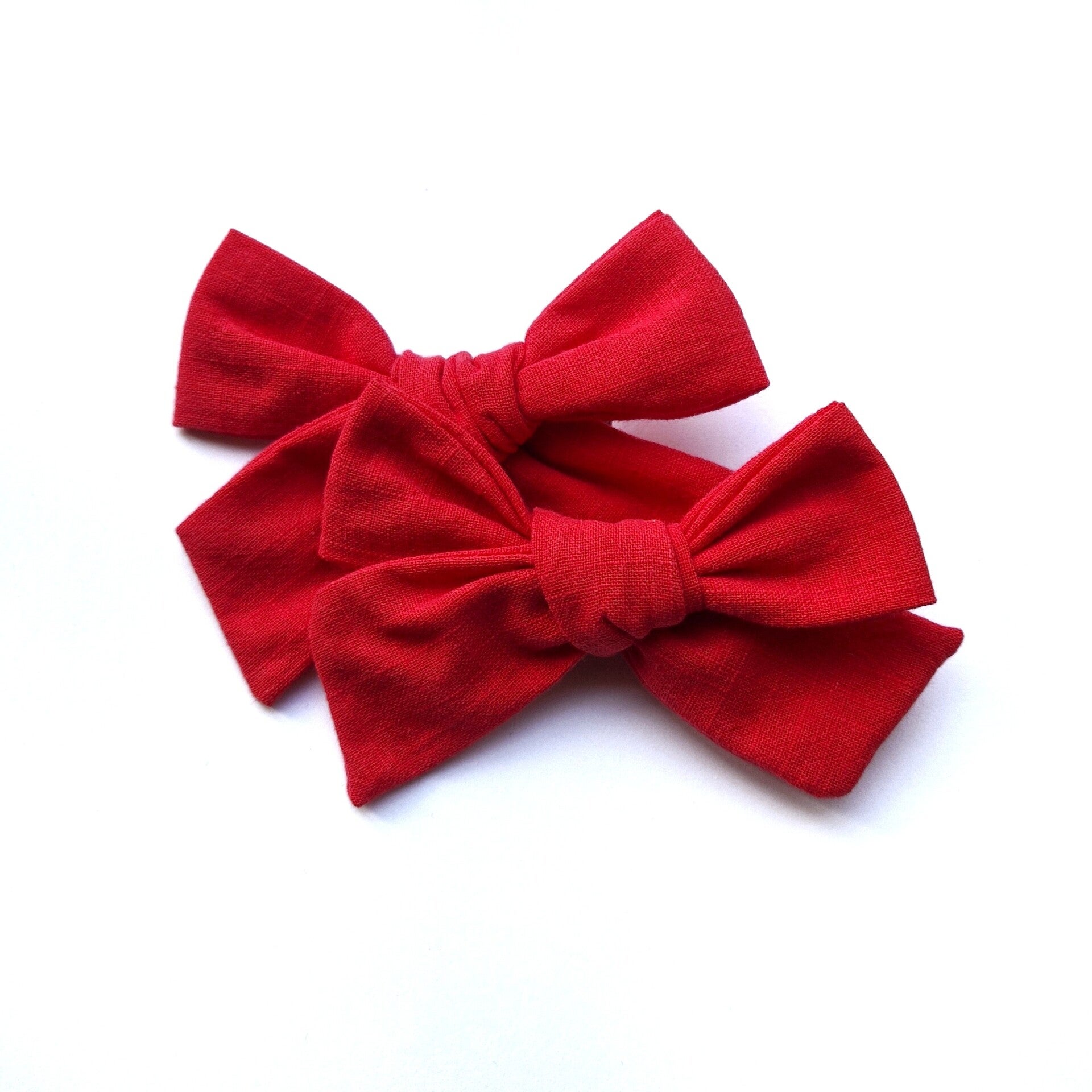Red piggy tails