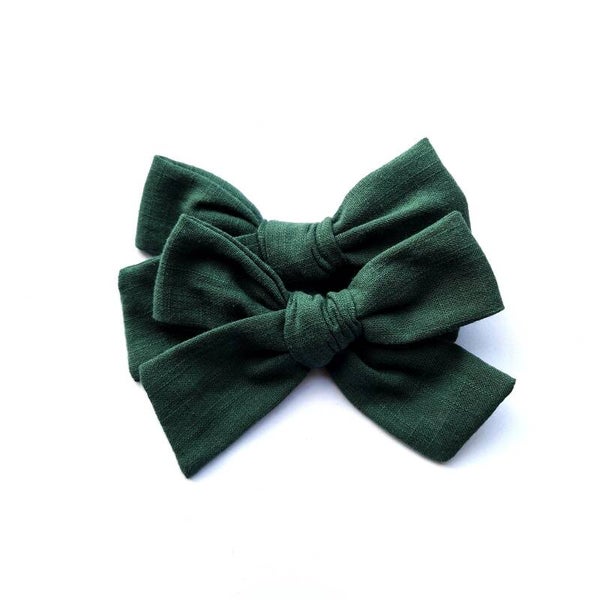 Green piggy tails