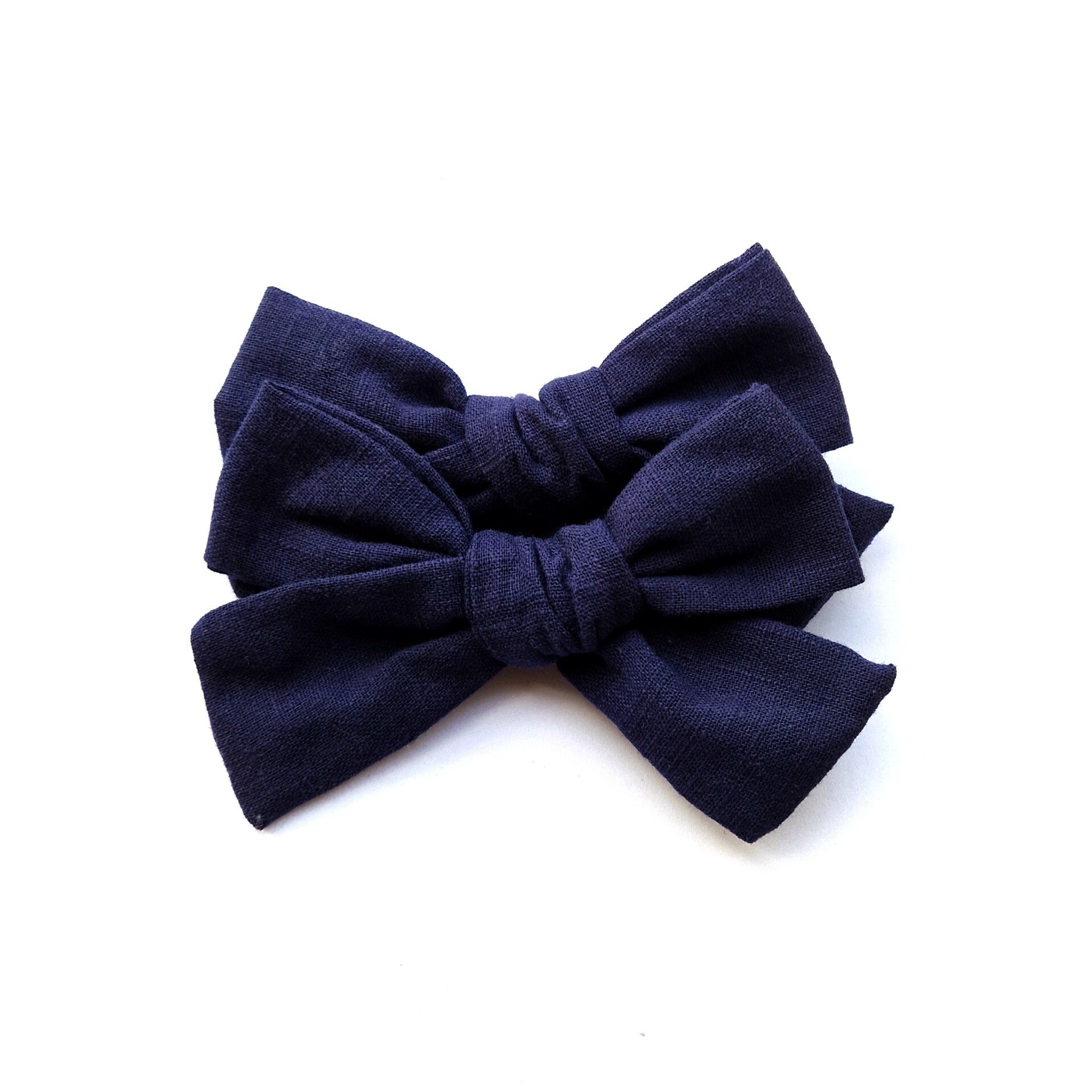 Navy piggy tails