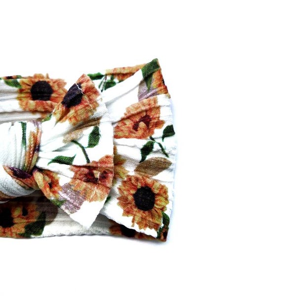 Sunflower field headband