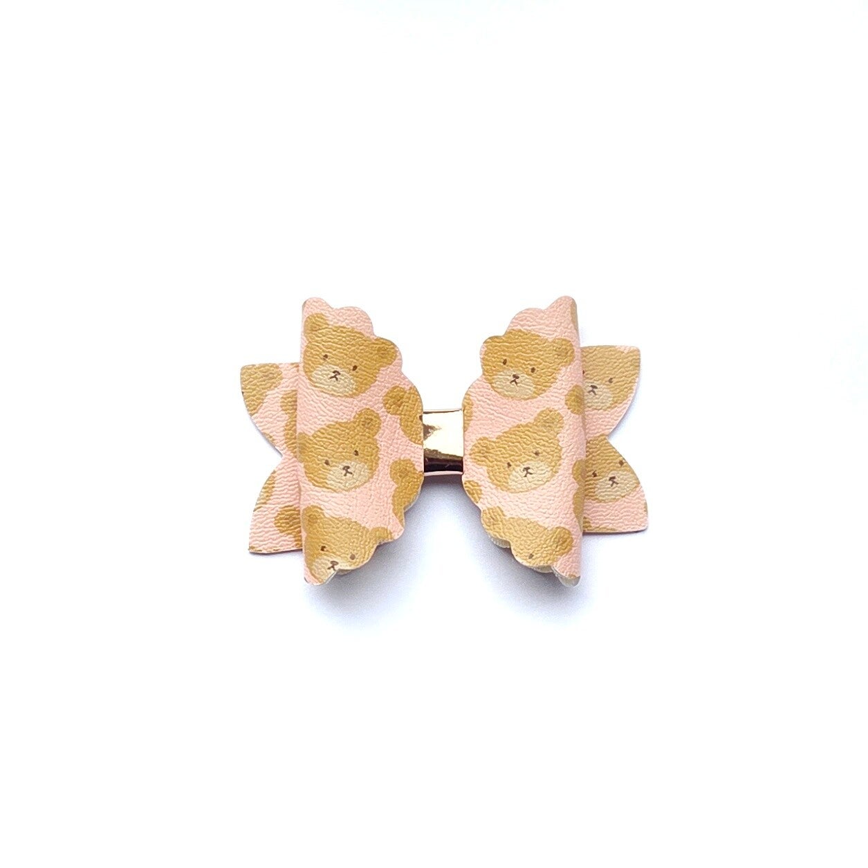 2 brown teddy bow