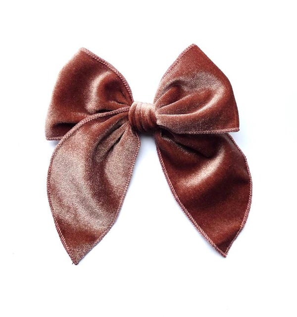 2 velvet oversized bow