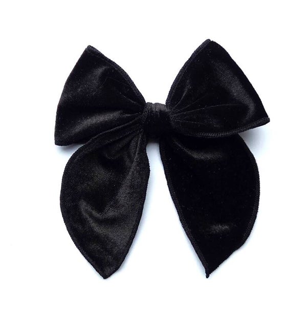 2 velvet oversized bow