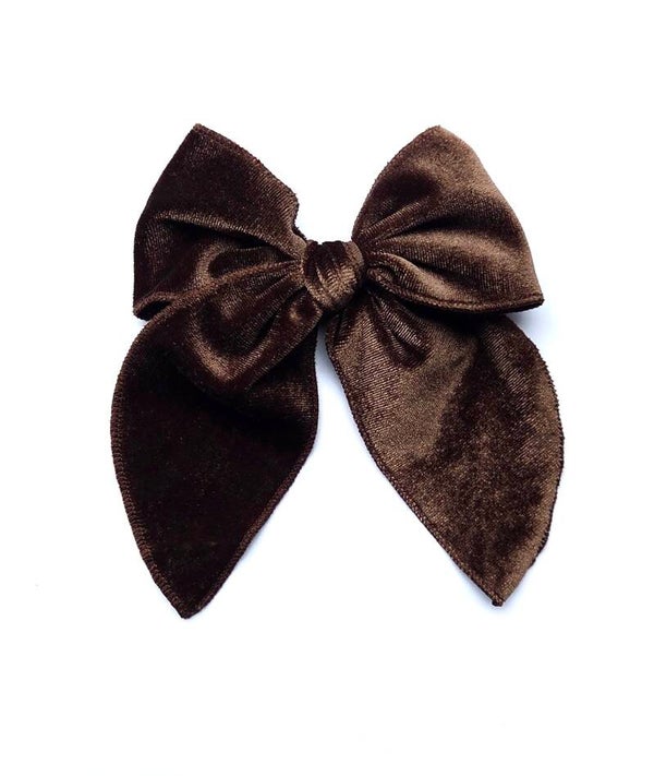 2 velvet oversized bow