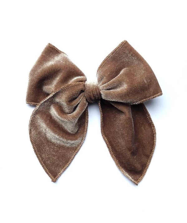 2 velvet oversized bow