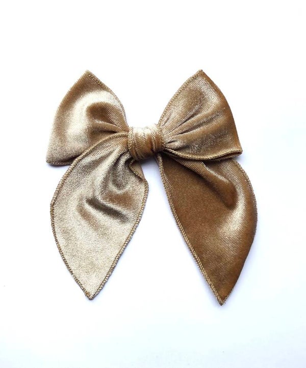 2 velvet oversized bow