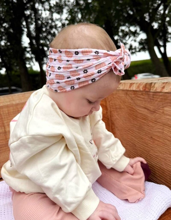 Pumpkin spice headband