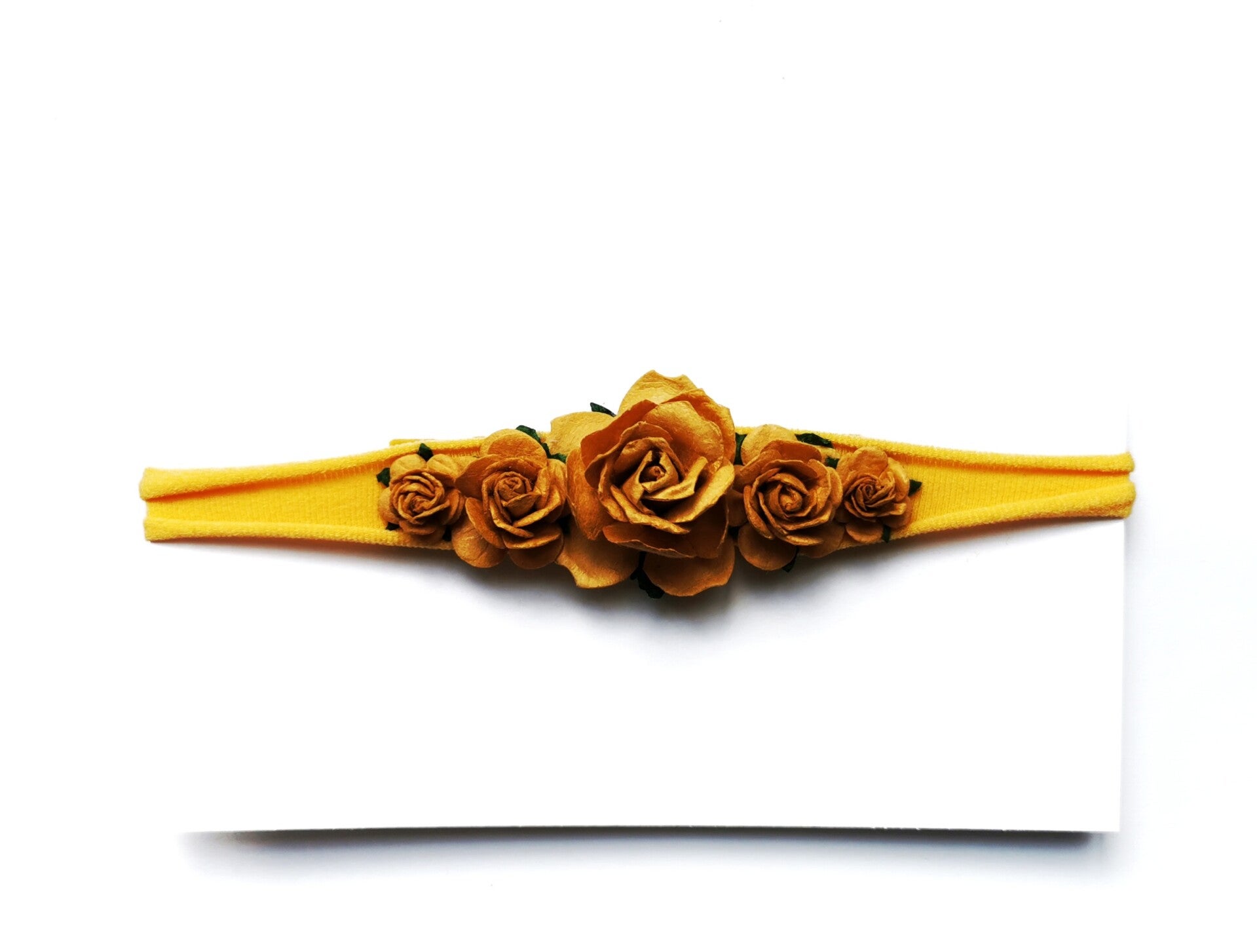 Mustard flower crown