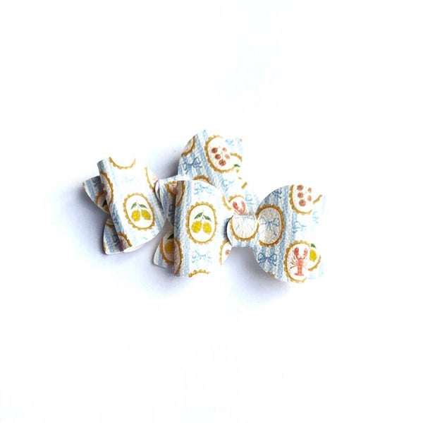 5 coastal teeny weeny bows