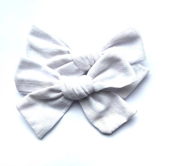White piggy tails