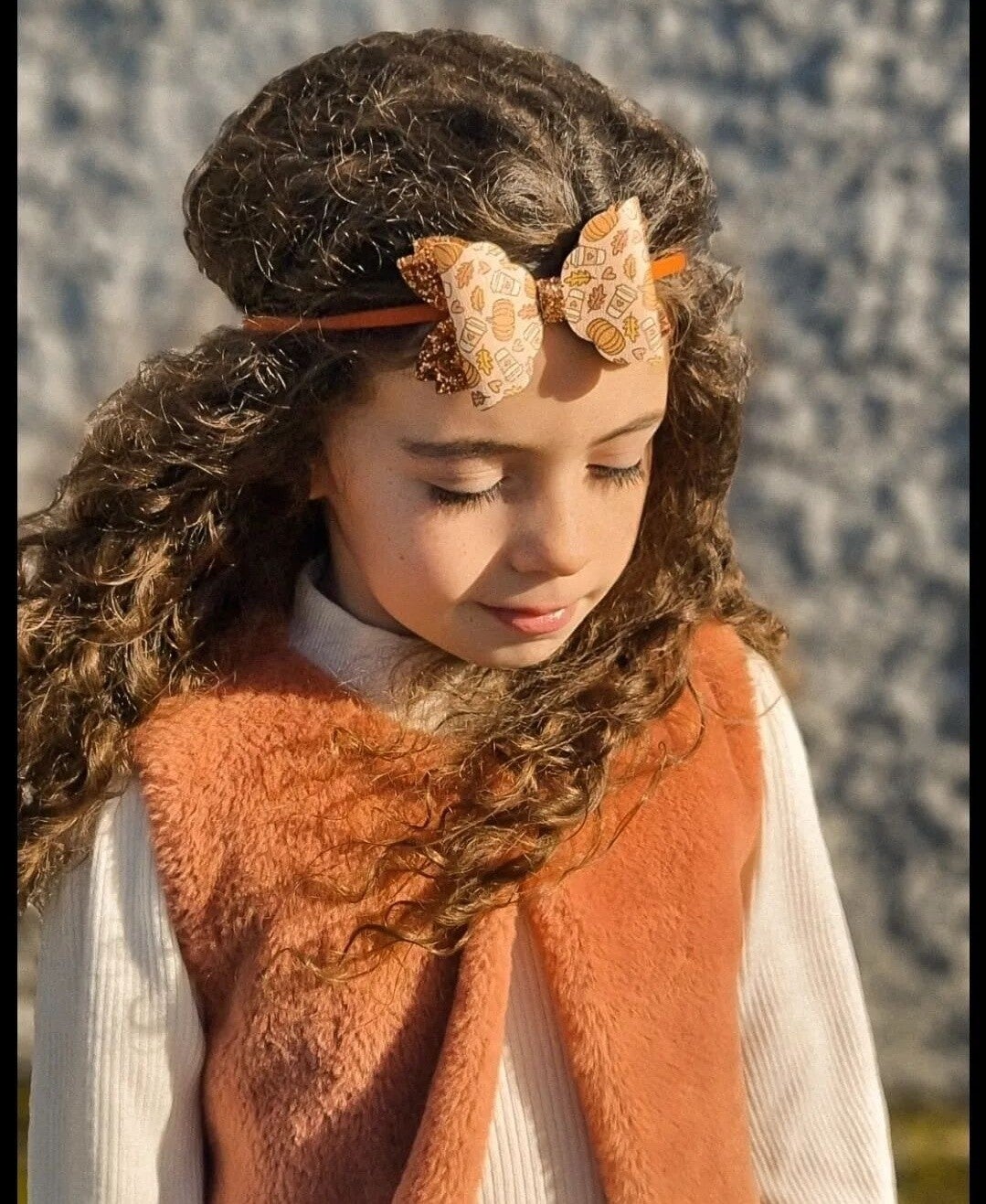 Pumpkin and spice bow