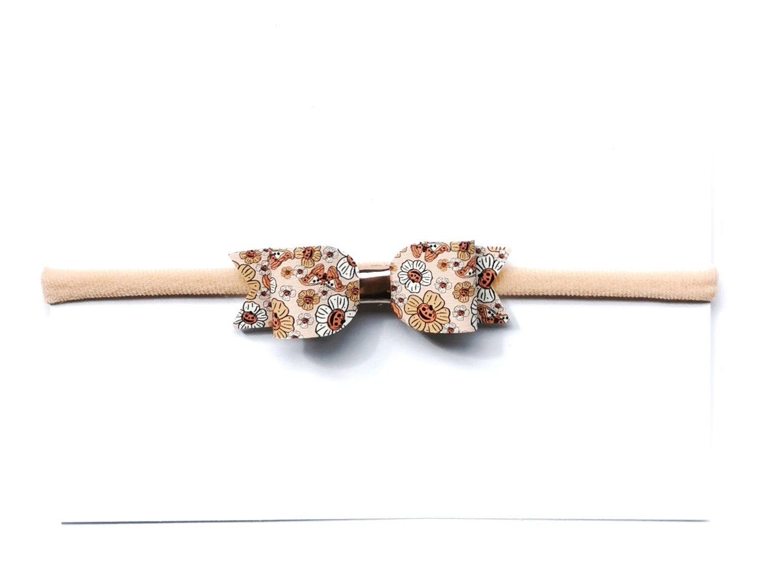 Pumpkin teeny bow