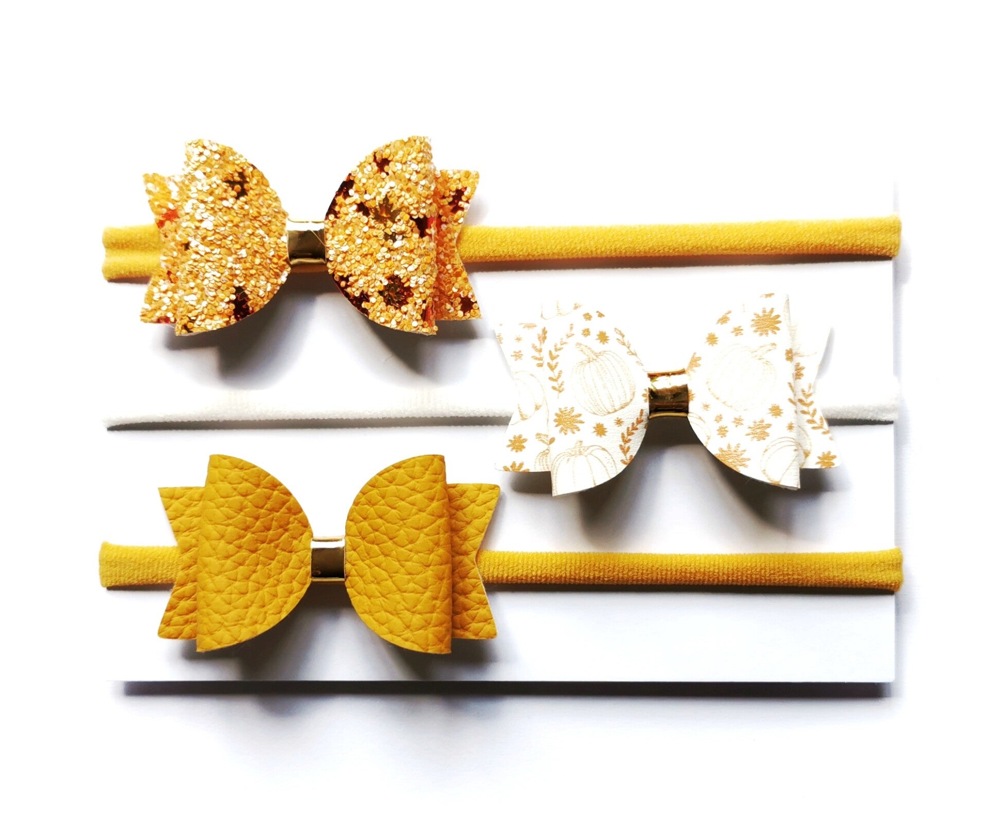 Mustard pumpkin baby set