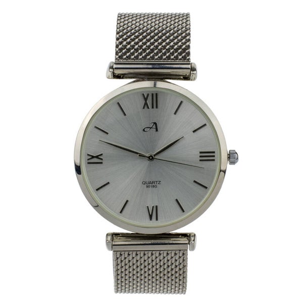 Dameshorloge Ample Fashion MK zilverkleurig Milanese band