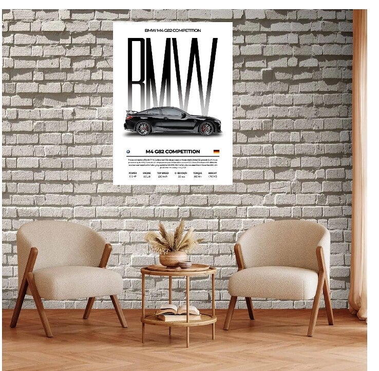 M4 Sign Bmw POSTERS GIFT WALL GARAGE WORKSHOP POSTER various sizes