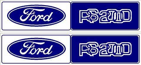 FORD RS 2000 DECALS x2