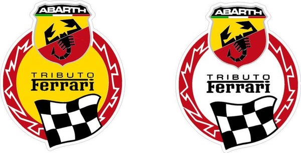 2 x classic decals  Simply peel & stick Waterproof Self adhesive vinyl stickers 2 decals measure approx 100mm each