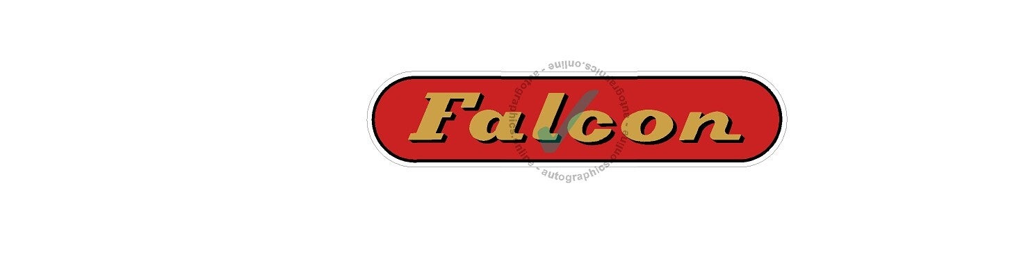CLEAR BACKED - NO WHITE OUTLINE Francis Barnett FALCON DECAL