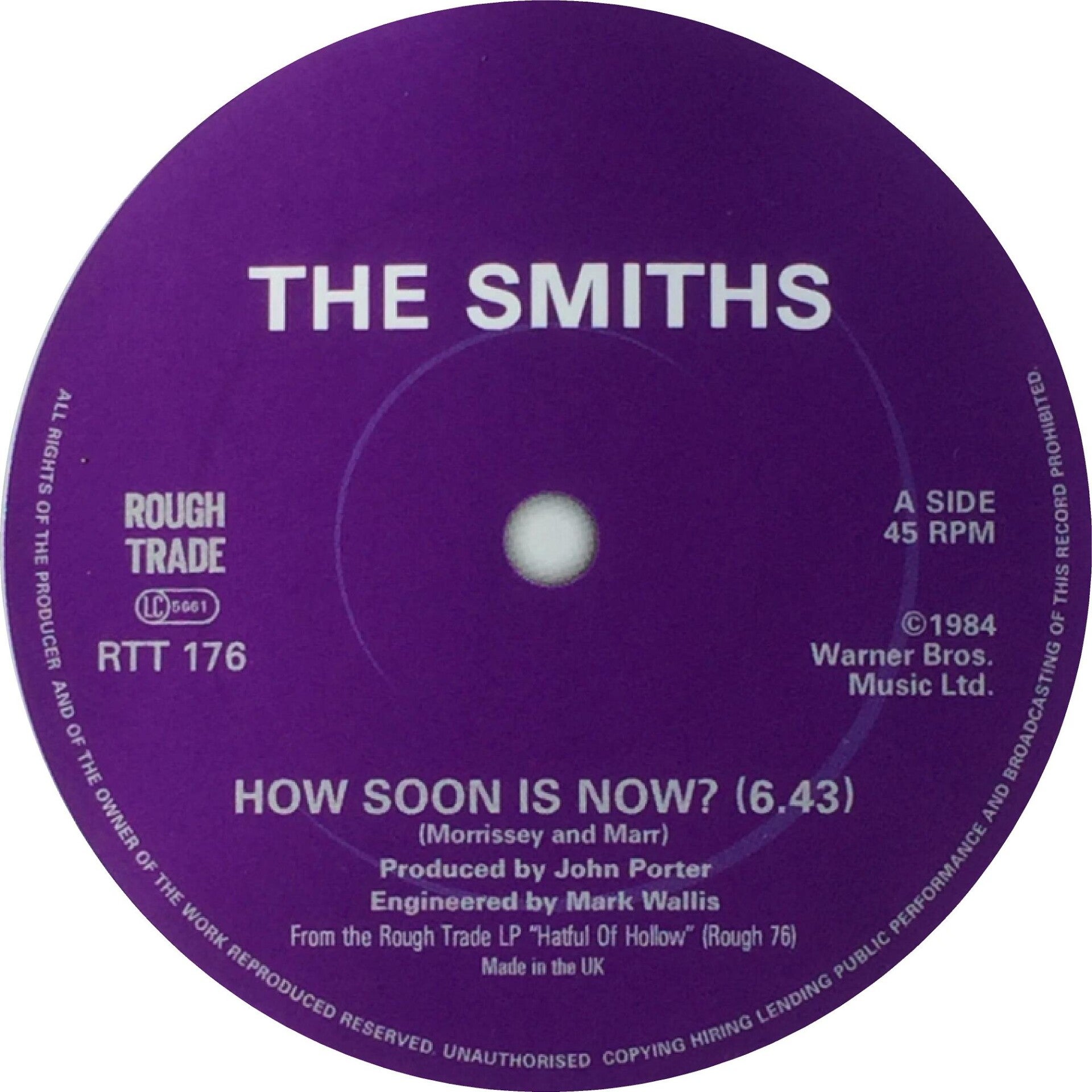HOW SOON IS NOW? - THE SMITHS