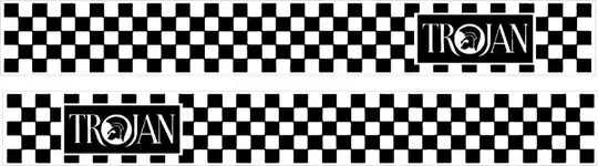 SKA VESPA LAMBRETTA TROJAN RECORDs CAR / SCOOTER MOTORSPORT Stripe Sticker Decal