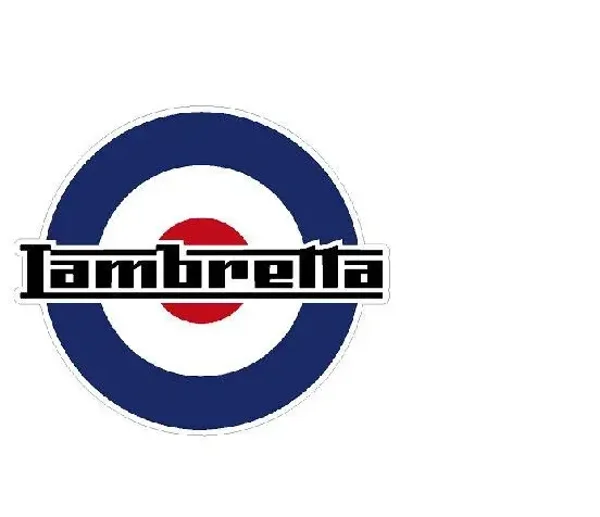 LAMBRETTA RAF ROUNDEL LOOK SCOOTER SHIELD RETRO MOTORSPORT STICKERS x2