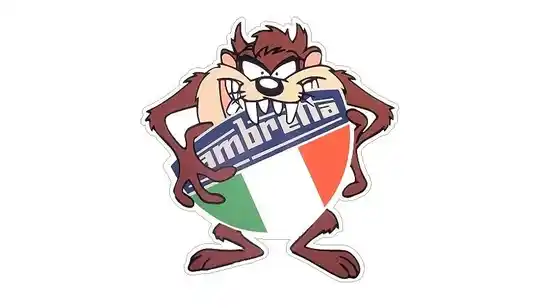 TAZ LAMBRETTA Racing Motorbike Bike Helmet fairing Decal workshop Sticker x2