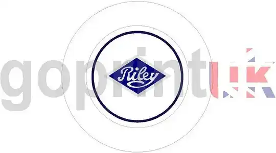 RILEY SELF CLING PERMIT / TAX DISC HOLDER CLASSIC CAR