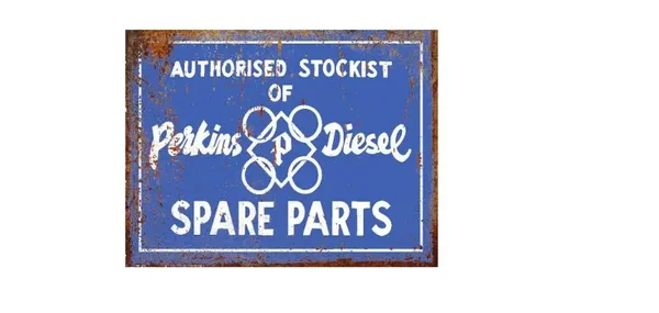 PERKINS DIESEL SPARE PARTS VINTAGE LOOK Metal Sign BATHROOM KITCHEN GIFT