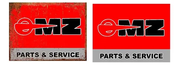 MZ MOTORCYCLES PARTS SERVICE Retro Metal Sign Workshop Kitchen Cave