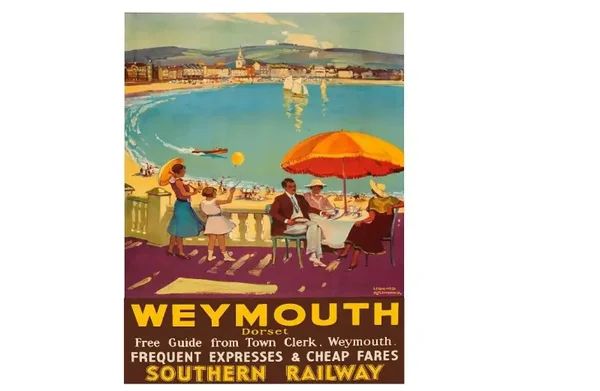 WEYMOUTH SOUTHERN RAILWAY Retro Look Metal Sign BATHROOM KITCHEN SIGN A6 A5 A4