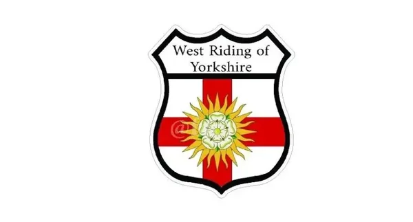 3 x WEST RIDING YORKSHIRE Stickers Car Motorbike CARAVAN MOTORHOME Decals