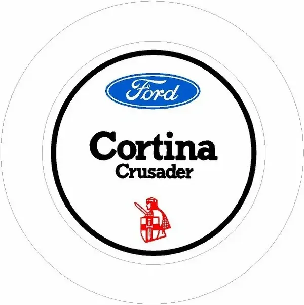 FORD CORTINA CRUSADER SELF CLING PERMIT / TAX DISC HOLDER