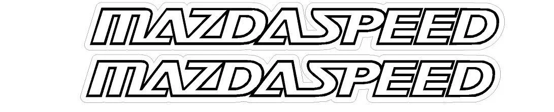 JDM Style Sticker Vinyl printed external fit MAZDASPEED x2