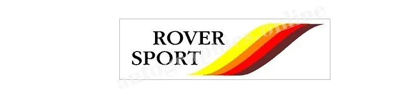 ROVER SPORT STANDARD CLEAR REVERSE DECAL / STICKER x1