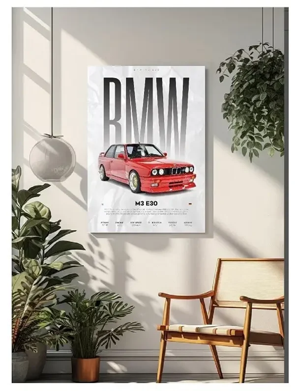 E30 M3 POSTERS GIFT WALL GARAGE WORKSHOP POSTER various sizes