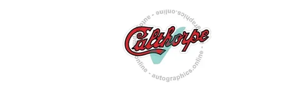 CALTHORPE MOTORCYCLES CLASSIC NO WHITE CLEAR BACKGROUND Sticker