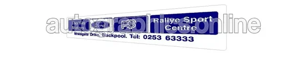THOMAS MOTORS RS Dealer REAR WINDOW classic car restoration sticker
