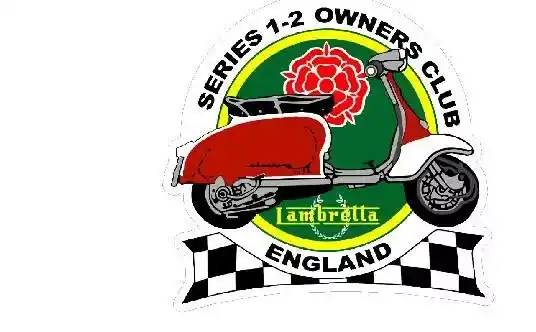 LAMBRETTA series 1 & 2 SCOOTER STICKER MOTORSPORT RETRO BIKE RACE x2