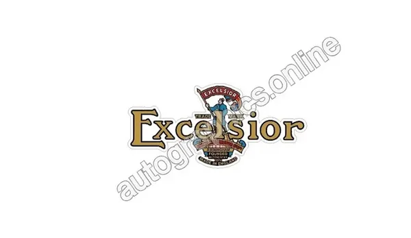 EXCELSIOR MOTORCYCLES RETRO CLASSIC CLEAR VINYL - NO WHITE DECALS