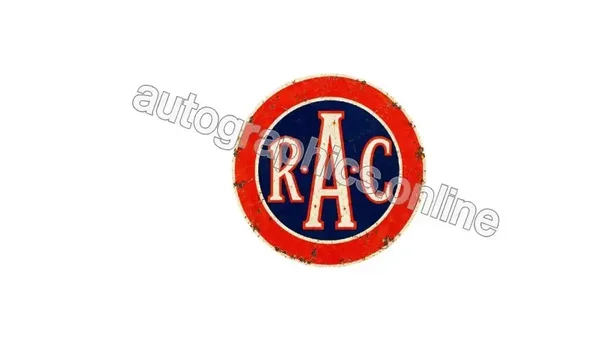 RAC AGENT ROUNDEL 230mm MDF RETRO LOOK SIGN KITCHEN CAVE GARAGE