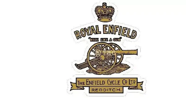 ROYAL ENFIELD MADE LIKE A GUN R2 HEADSTOCK 1930 STANDARD CLEAR REVERSED DECAL x2
