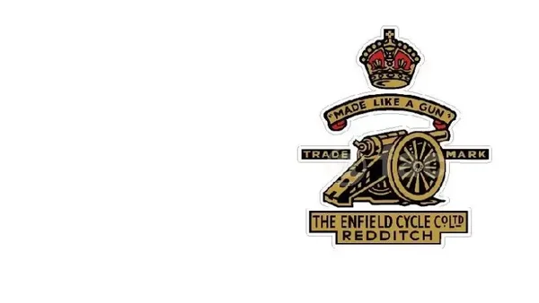 ROYAL ENFIELD LIKE A GUN R3 HEADLAMP S/PANEL 50's STANDARD CLEAR  DECAL x2