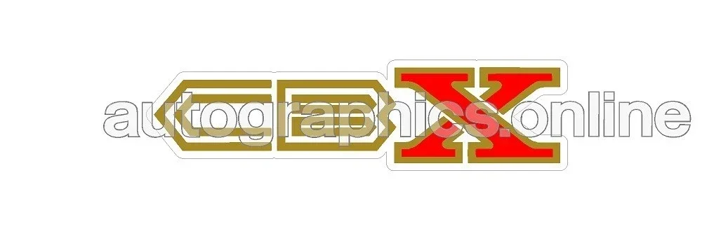 Honda CBX Decal – for Restoration & Renovation clear backed no white
