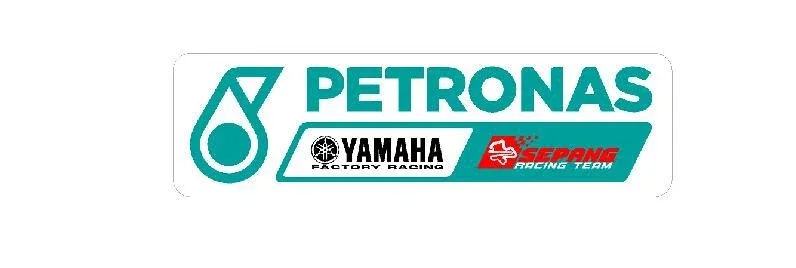 YAMAHA PETRONAS SRT MOTO GP CLEAR Exterior stickers Motorbike Decals x2