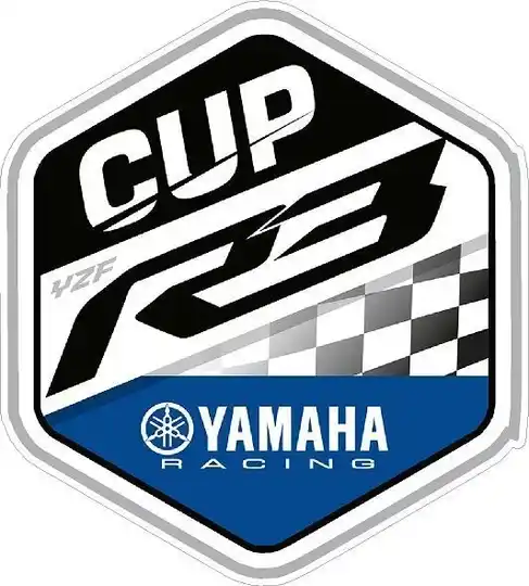 YAMAHA R3 CUP Yamaha YZF-R3 MOTORSPORT stickers CAR Motorbike Decals x2